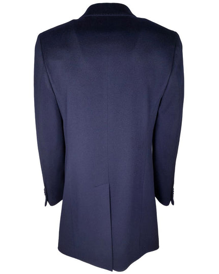 Made in Italy Blue Wool Men's Jacket