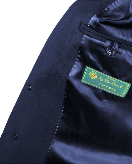 Made in Italy Blue Wool Men's Jacket