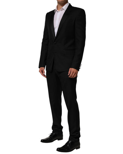 Dolce & Gabbana Black 2 Buttons Jacket Formal 2 Piece Suit