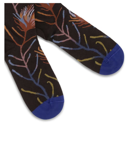 Bonne Maison Black Cotton Socks