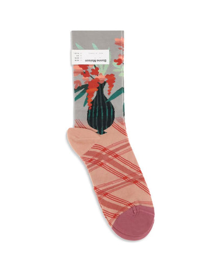 Bonne Maison Black Cotton Socks