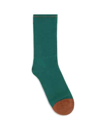 Bonne Maison Green Cotton Socks