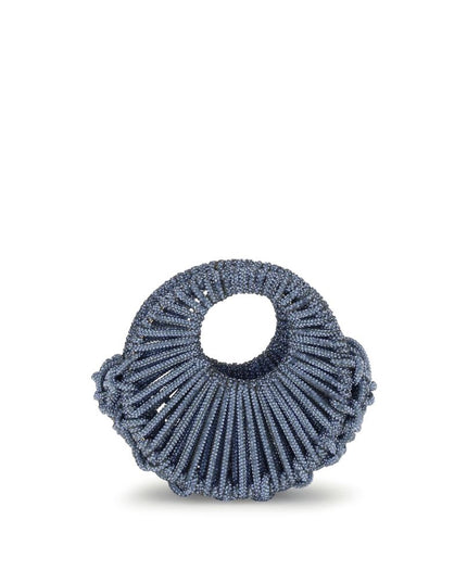 HIBOURAMA Blue Resin Handbag