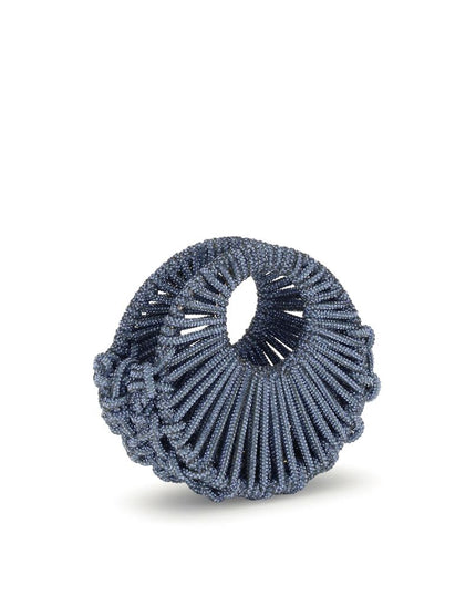 HIBOURAMA Blue Resin Handbag