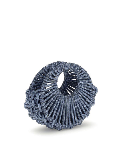 HIBOURAMA Blue Resin Handbag