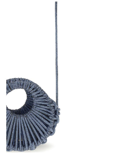 HIBOURAMA Blue Resin Handbag