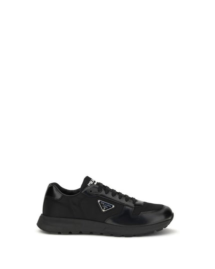 Prada Black Recycled Polyamide Athletic Sneakers