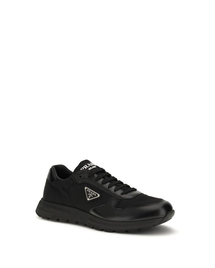 Prada Black Recycled Polyamide Athletic Sneakers
