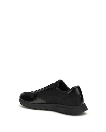 Prada Black Recycled Polyamide Athletic Sneakers
