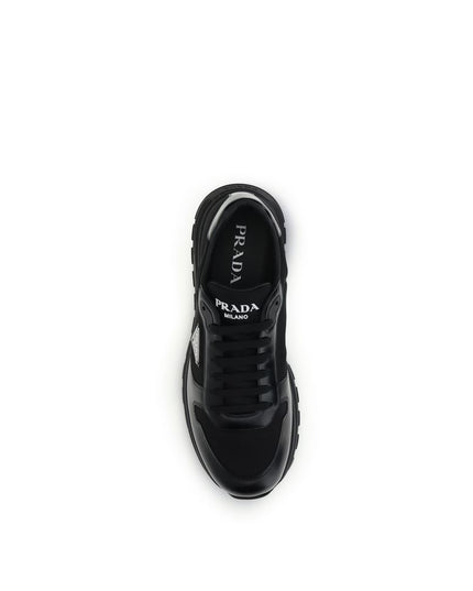 Prada Black Recycled Polyamide Athletic Sneakers