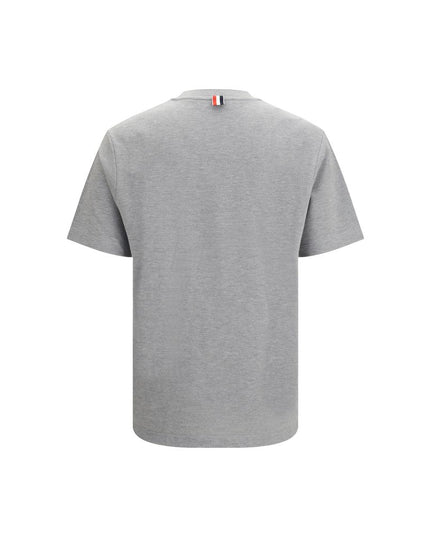 Thom Browne Gray Cotton T-Shirt