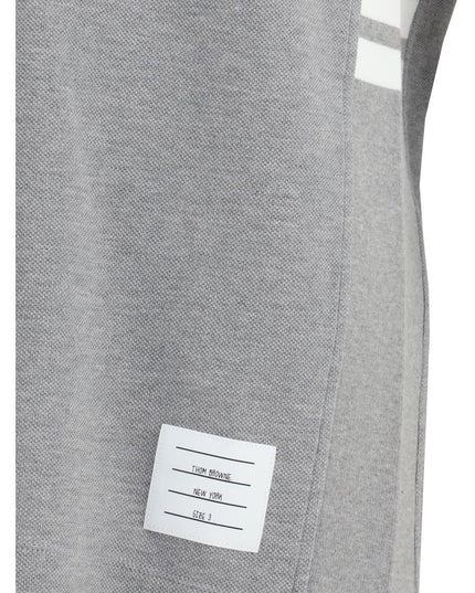 Thom Browne Gray Cotton T-Shirt