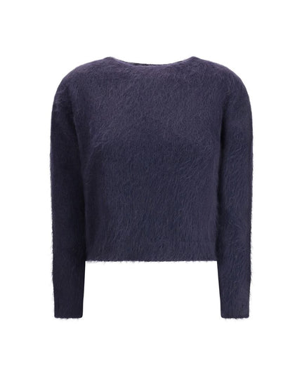 Max Mara Blue Polyamide Sweatshirt
