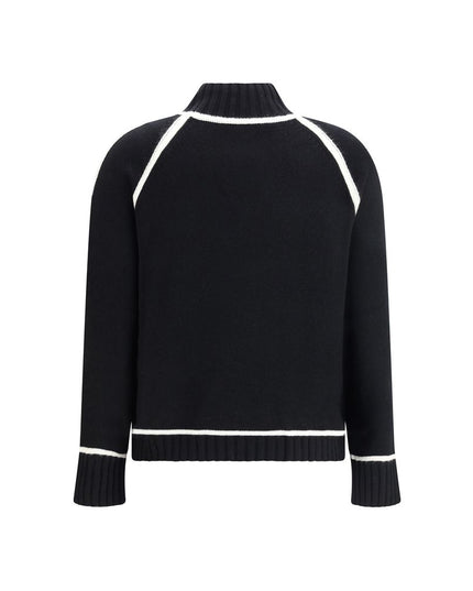 Max Mara Black Wool Turtleneck
