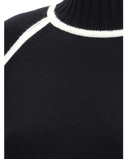 Max Mara Black Wool Turtleneck