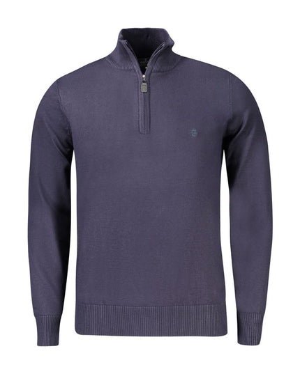 Coveri Moving Blue Nylon Sweater