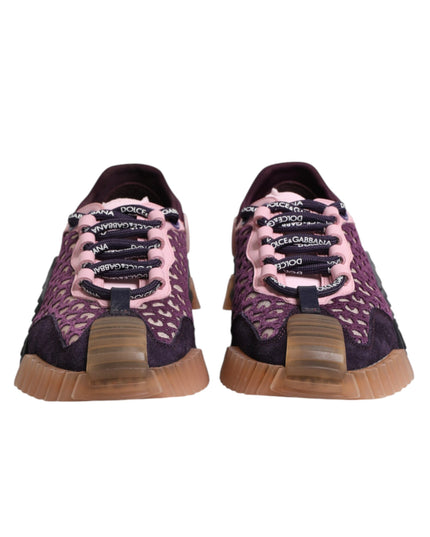 Dolce & Gabbana Multicolor Logo Low Top NS1 Sneakers Shoes