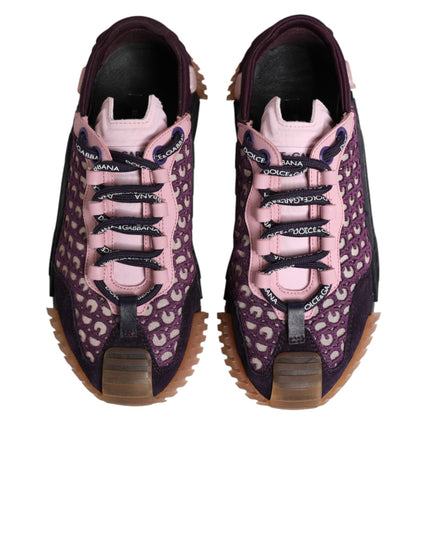 Dolce & Gabbana Multicolor Logo Low Top NS1 Sneakers Shoes