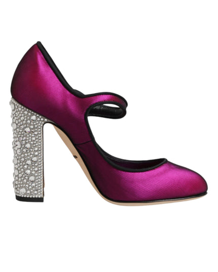 Dolce & Gabbana Pink Embellished High Heels Pumps Shoes