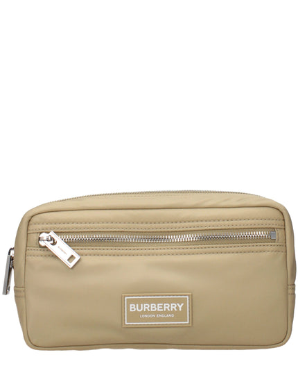 Burberry Beige Nylon Clutch Bag