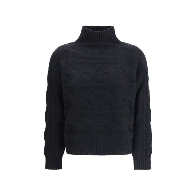 Max Mara Black Wool Sweatshirt