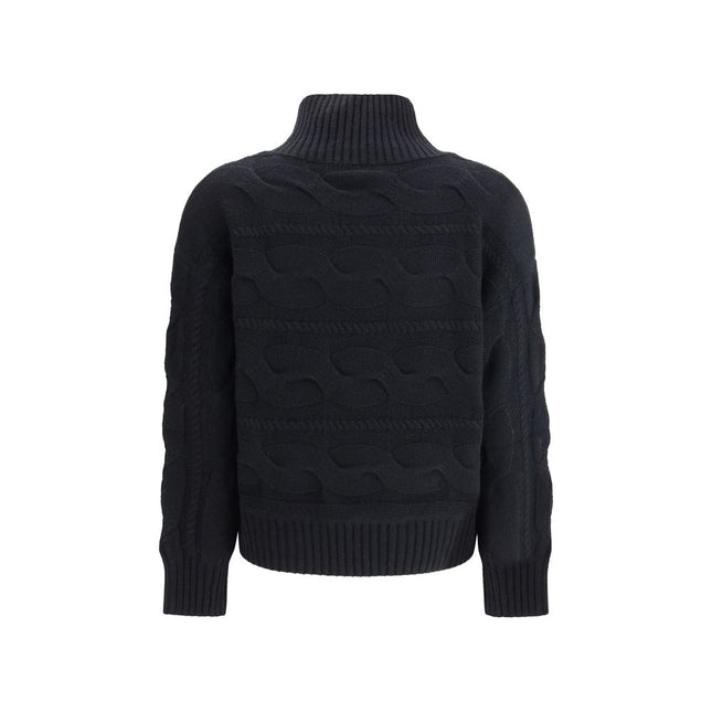 Max Mara Black Wool Sweatshirt