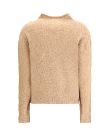 Max Mara Brown Polyamide Turtleneck