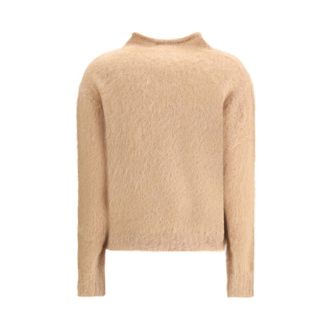 Max Mara Brown Polyamide Turtleneck