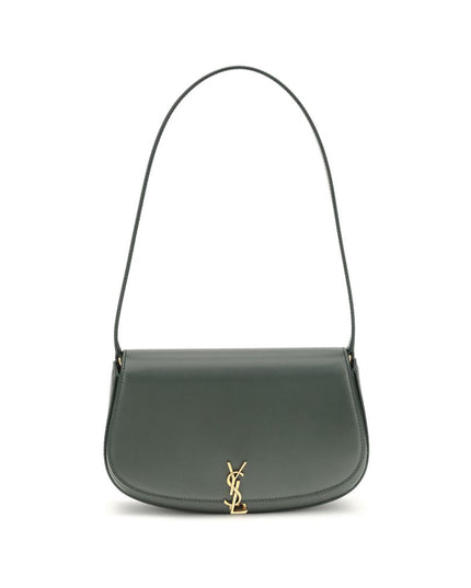 Saint Laurent Green Calf Leather Bos Taurus Shoulder Bag