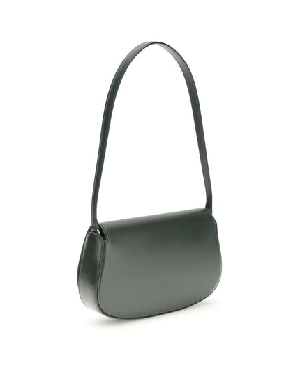 Saint Laurent Green Calf Leather Bos Taurus Shoulder Bag