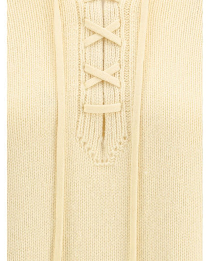 Ermanno Scervino Cream Cashmere Cashmere Sweater