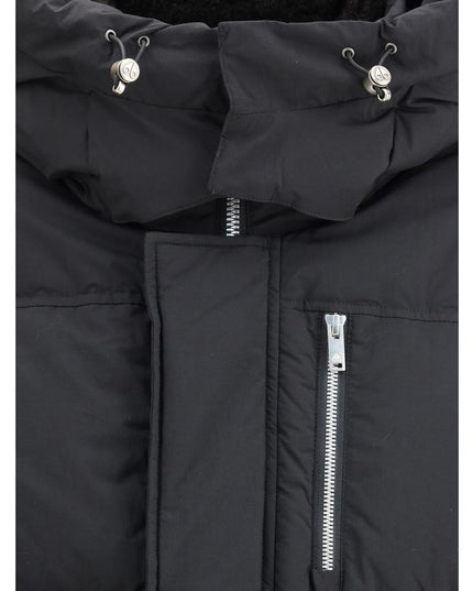 Moose Knuckles Black Nylon Coat