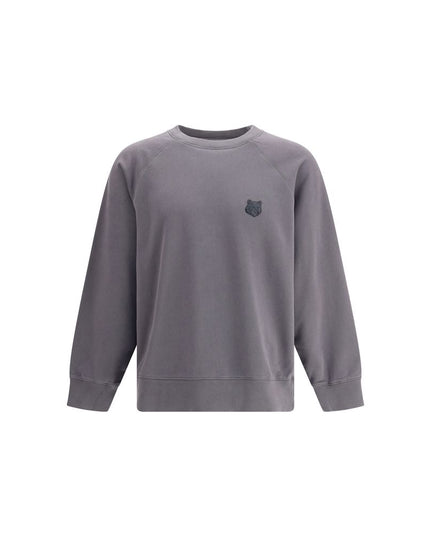 Maison Kitsuné Gray Cotton Sweatshirt