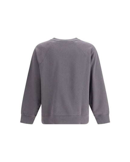 Maison Kitsuné Gray Cotton Sweatshirt