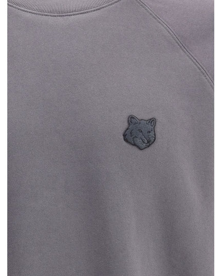 Maison Kitsuné Gray Cotton Sweatshirt