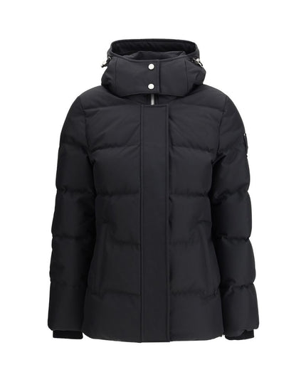 Moose Knuckles Black Recycled Polyester Coat