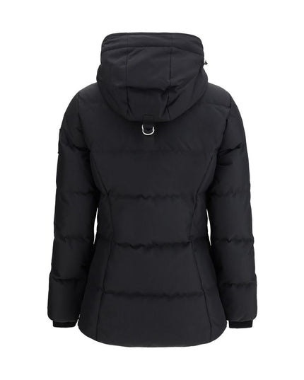 Moose Knuckles Black Recycled Polyester Coat