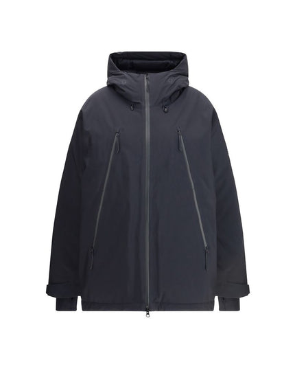 MM6 Black Polyester Parka