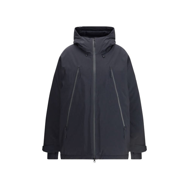 MM6 Black Polyester Parka