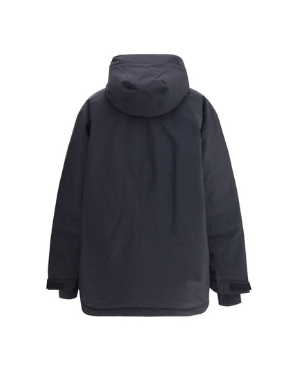 MM6 Black Polyester Parka