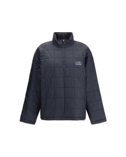 MM6 Black Polyamide Shell Jacket