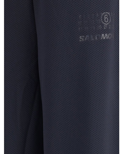 MM6 Black Polyester Athletic Pants