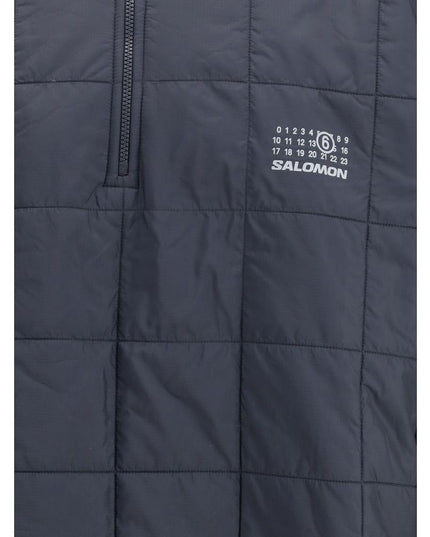 MM6 Black Polyamide Shell Jacket