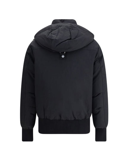 Moose Knuckles Black Cotton Bomber