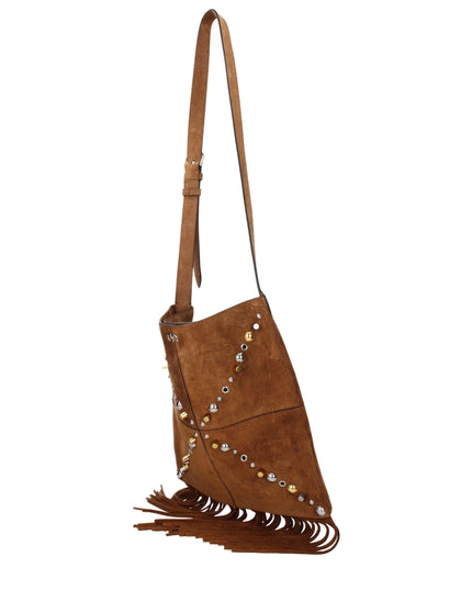 Valentino Garavani Brown Leather Crossbody Bag