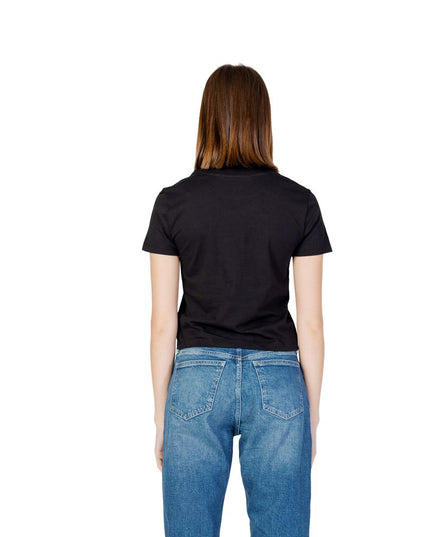 Calvin Klein Jeans Black Cotton T-Shirt
