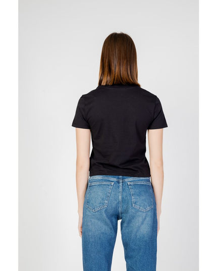 Calvin Klein Jeans Black Cotton T-Shirt