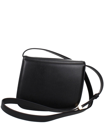 Salvatore Ferragamo Black Leather Crossbody Bag