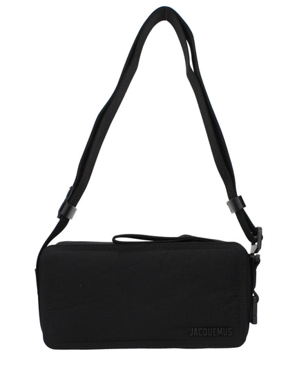 Jacquemus Black Fabric Crossbody Bag