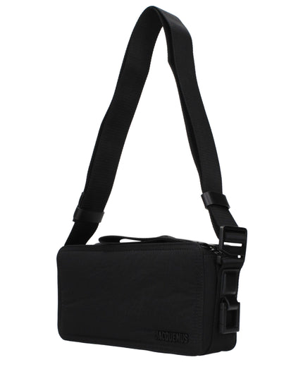 Jacquemus Black Fabric Crossbody Bag